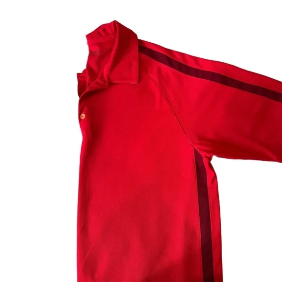 Mens Red NIKE Polo Golf Shirt - Picture 3 of 8